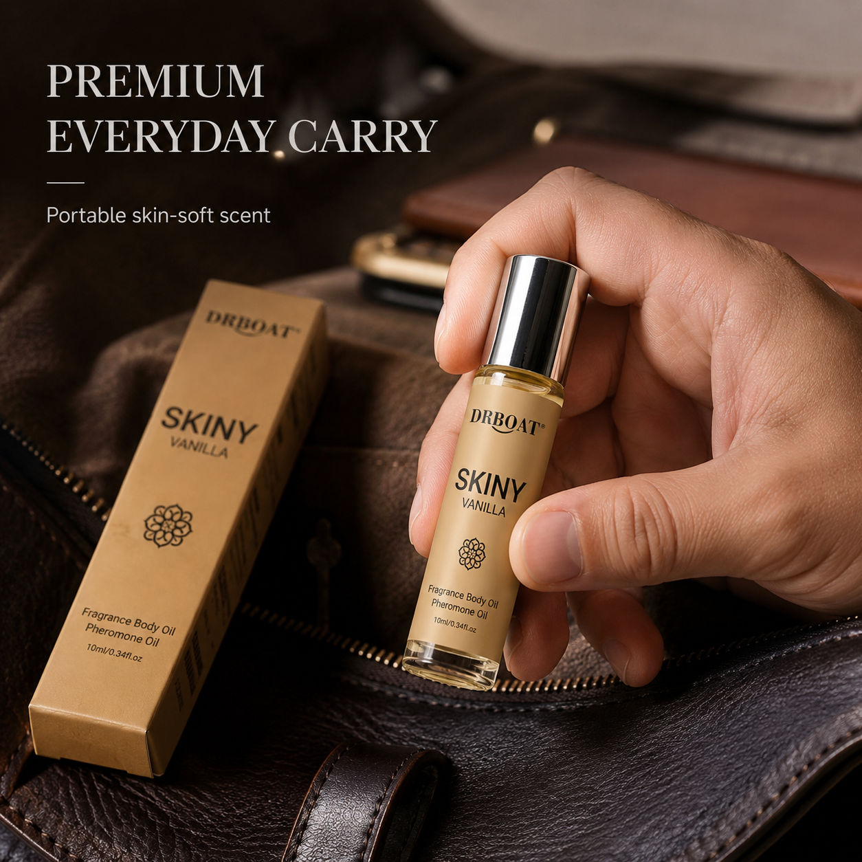 Perfume Fragrance Oil - Óleo de fragrância roll-on para homens,