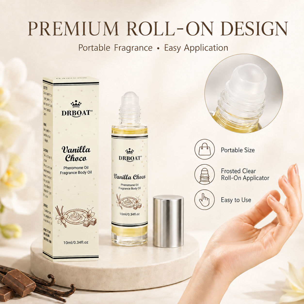 Óleo de perfume roll-on com ar - Perfume Fragrance Oil avaliação e preço